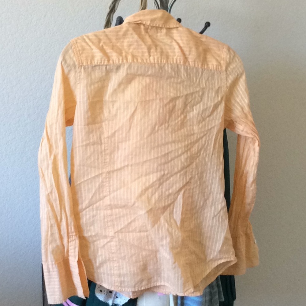 Orange button down - Picture 2 of 3